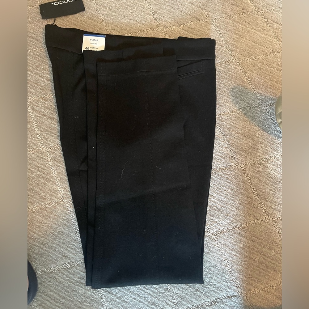 Bianca black slim fit pants